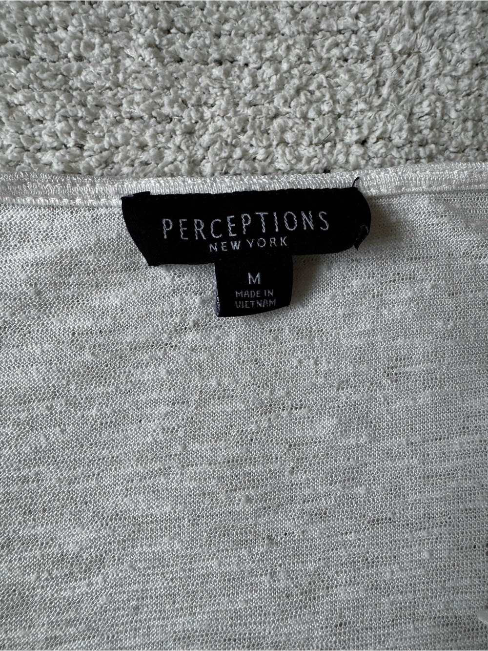 Perceptions White Ruffle-Trim Cropped Open-Front Cardigan - Picture 4 of 7